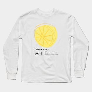 Lemon Juice Long Sleeve T-Shirt